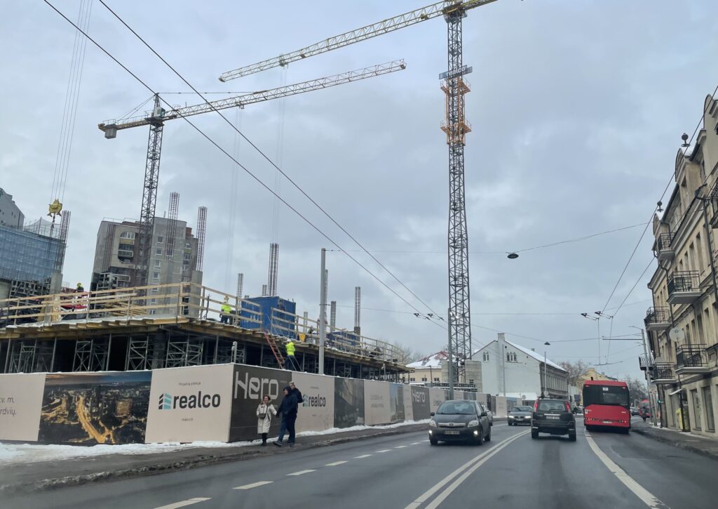 HERO (Lvivo g. 21) - Office center - construction photos