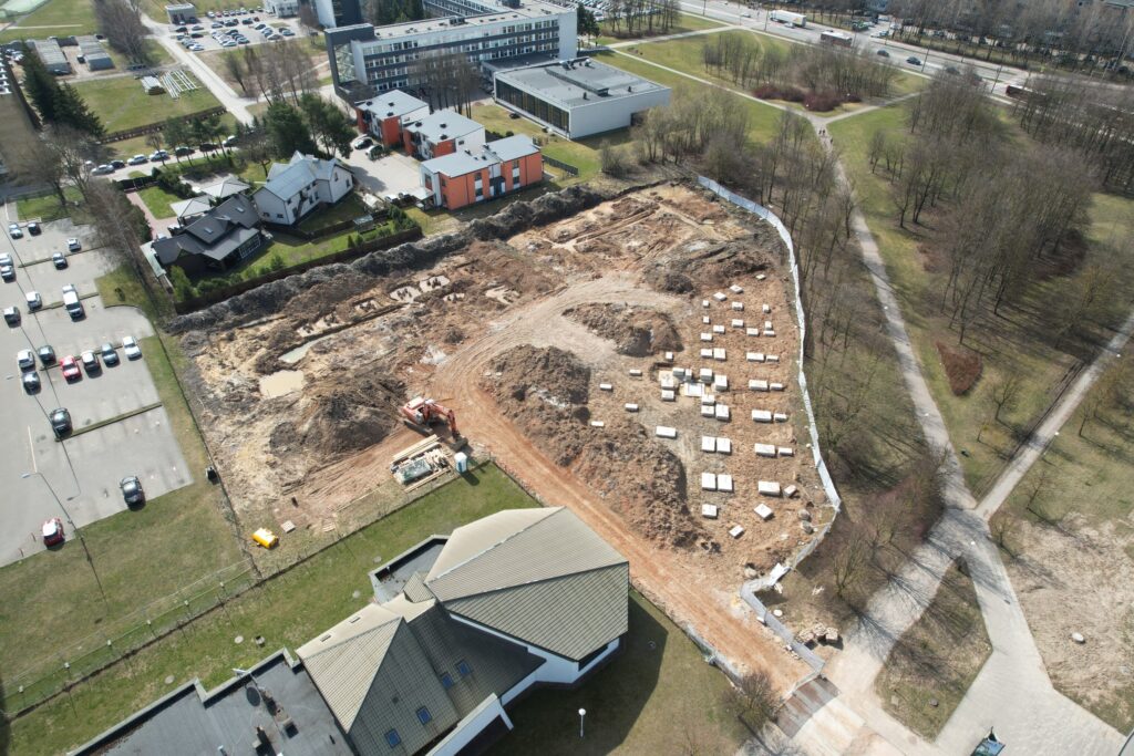 Krėvės 80 1 etapas (V. Krėvės pr. 80B) - Multi apartment - construction photos