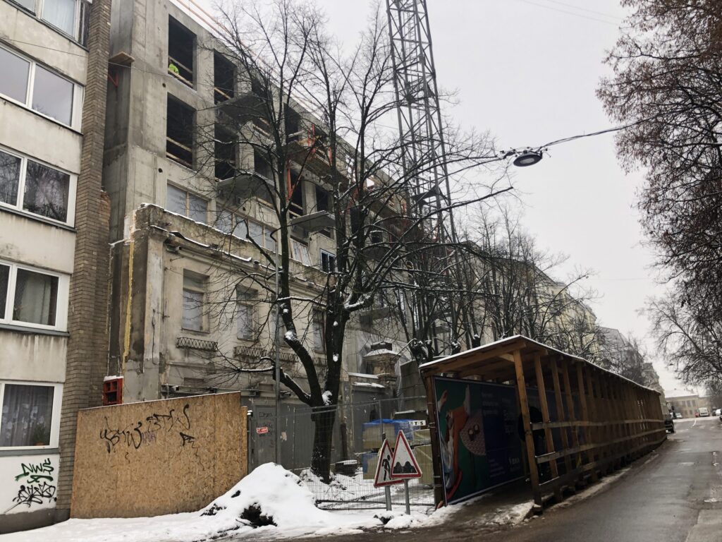 Baltas Lapas Mindaugo 4 etapas (Aguonų g. 17) - Multi apartment - construction photos