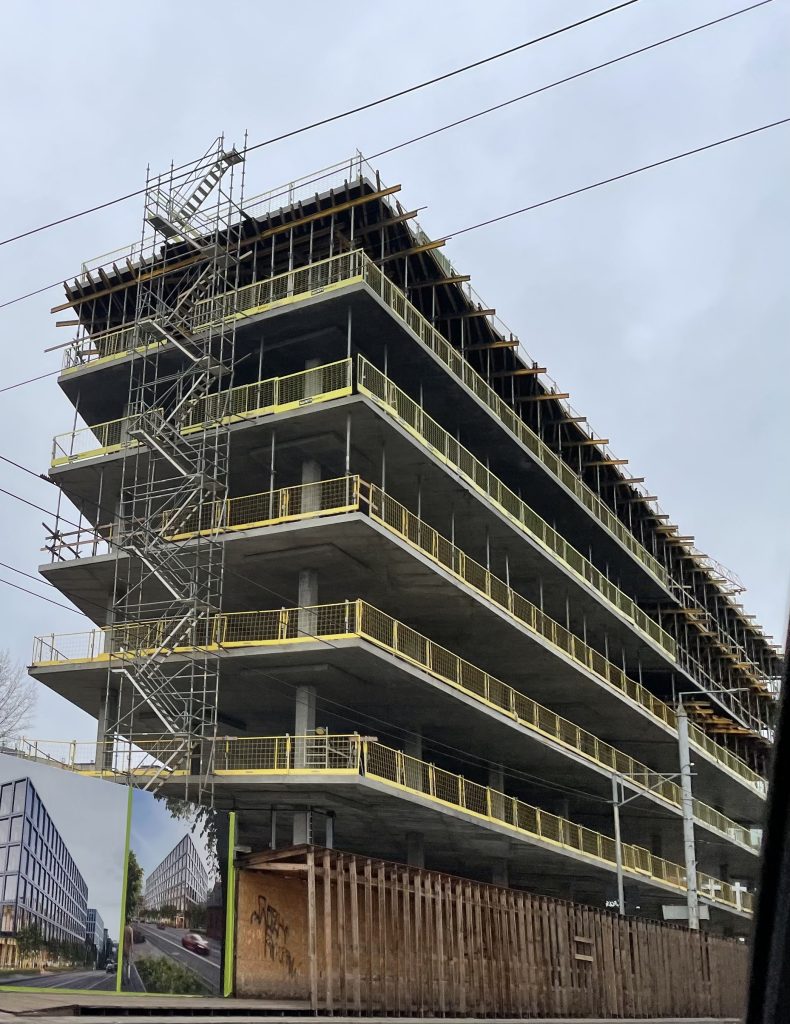 Uptown Park 2 (Švitrigailos g. 19, 21, 23) - Office center - construction photos