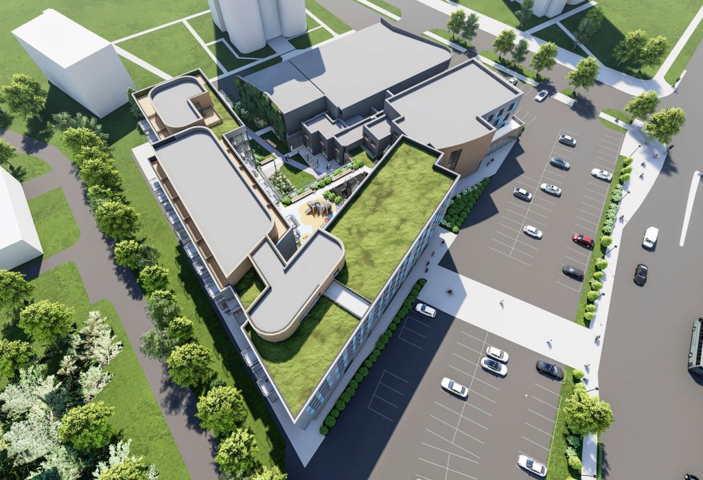 Ateities g. 48 (Ateities g. 48, Fabijoniškių g. 97A, Fabijoniškių g. 99) - Multi apartment - visualization