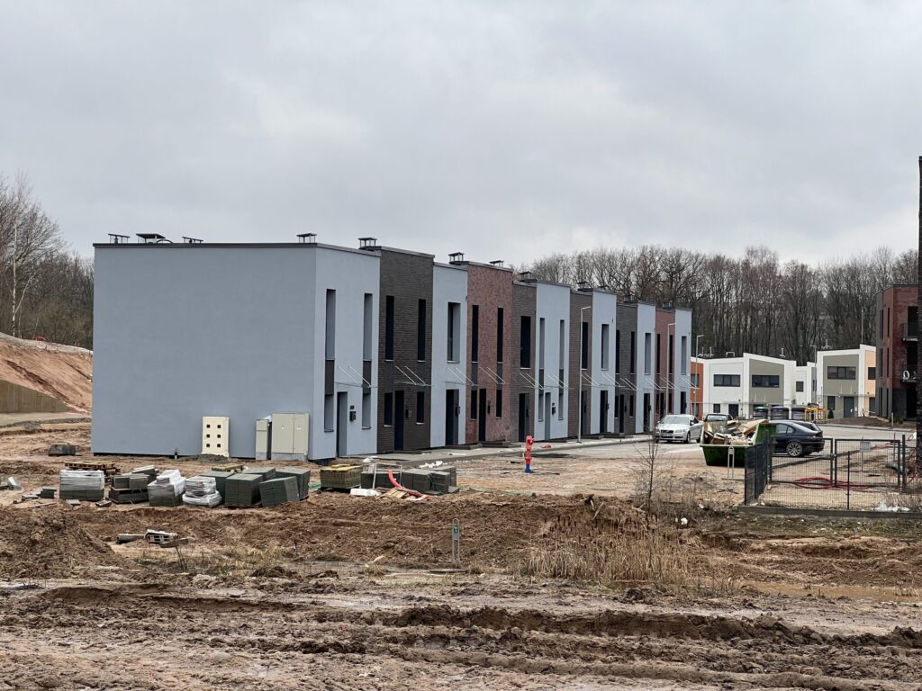 PaJustis 3 etapas (sublokuoti namai) (Mozūriškių g. 190) - Row housing - construction photos