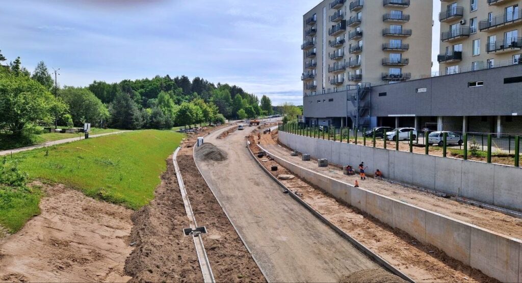 Smalinės g. tęsinys (Smalinės g.) - Bike path, Street - construction photos