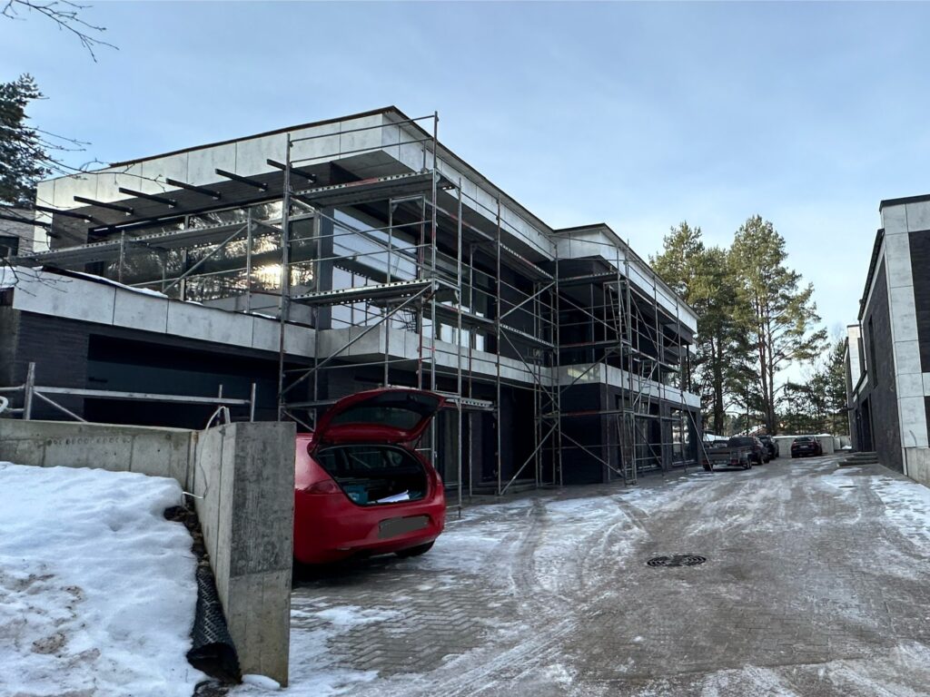 Terasų g. 21 (Terasų g. 21) - Row housing - construction photos