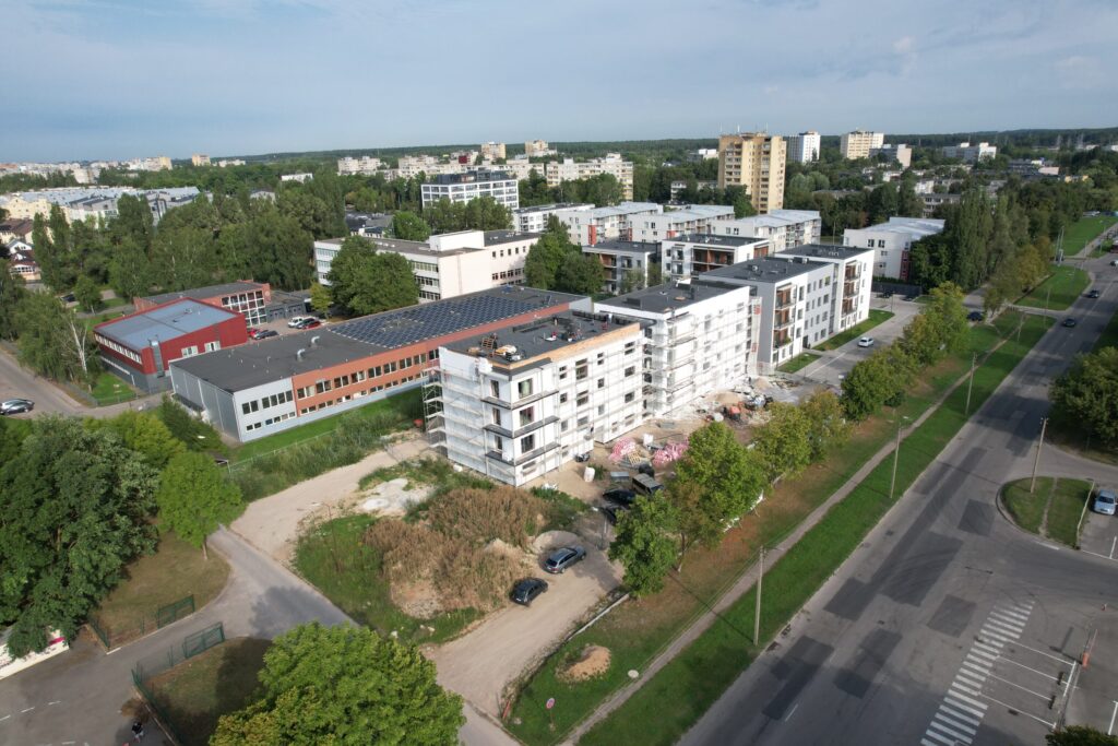 Naujoji Dainava 3 etapas (Garažų g. 21) - Multi apartment - construction photos