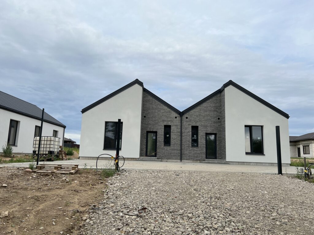 Vorupės namai (Papiškių g., Vorupės g.) (Vorupės g. 66, 68, 74, 76, Papiškių g. 45, 47, 49, 51) - Row housing - construction photos