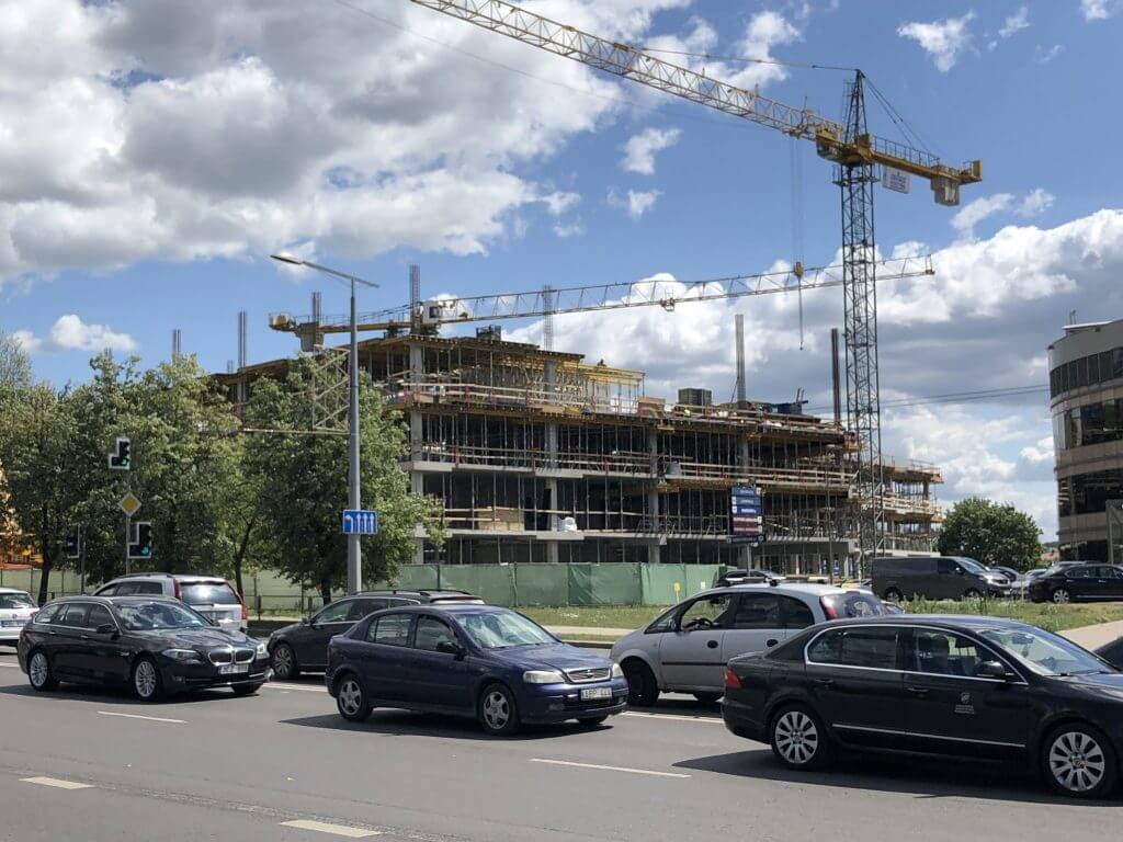 SEB administracinis (Gedimino Baravyko g. 4) - Biroju centrs - būvdarbu attēli