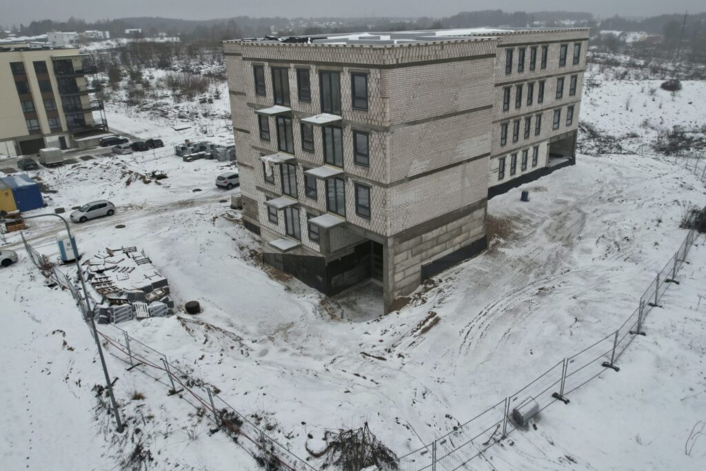 Naujasis Antakalnis (Duburio namas) (Duburio g. 4) - Multi apartment - construction photos