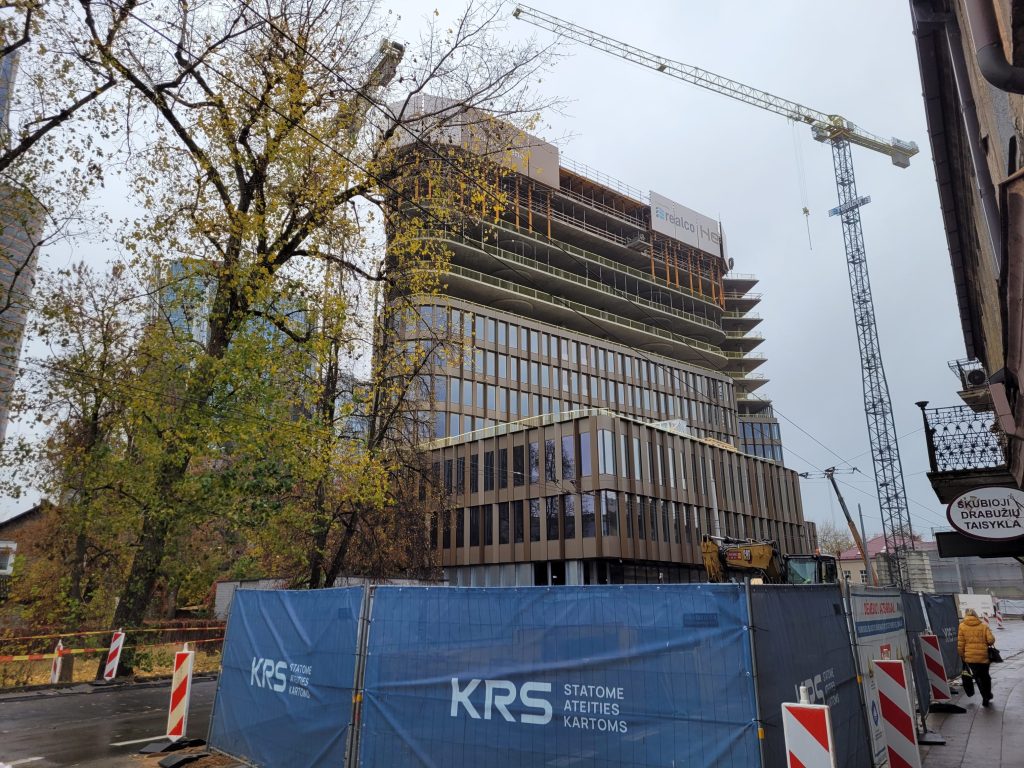 HERO (Lvivo g. 21) - Office center - construction photos