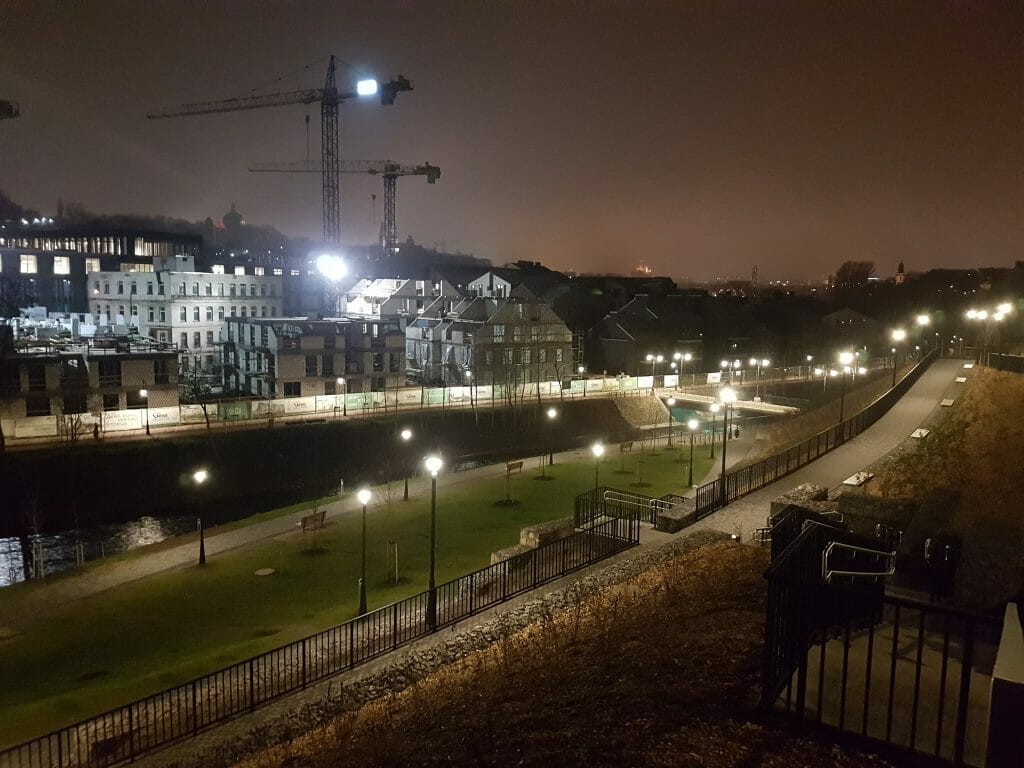 Vilnios pakrančių tvarkymas (Aukštaičių g.) - Bike path, Waterside - construction photos