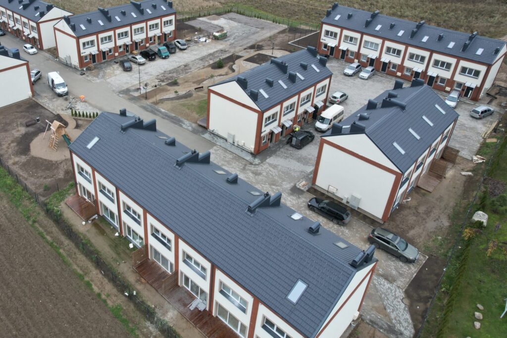 Naujoji Anglija 2.0 (Juodasis kel. 79N) - Row housing - construction photos