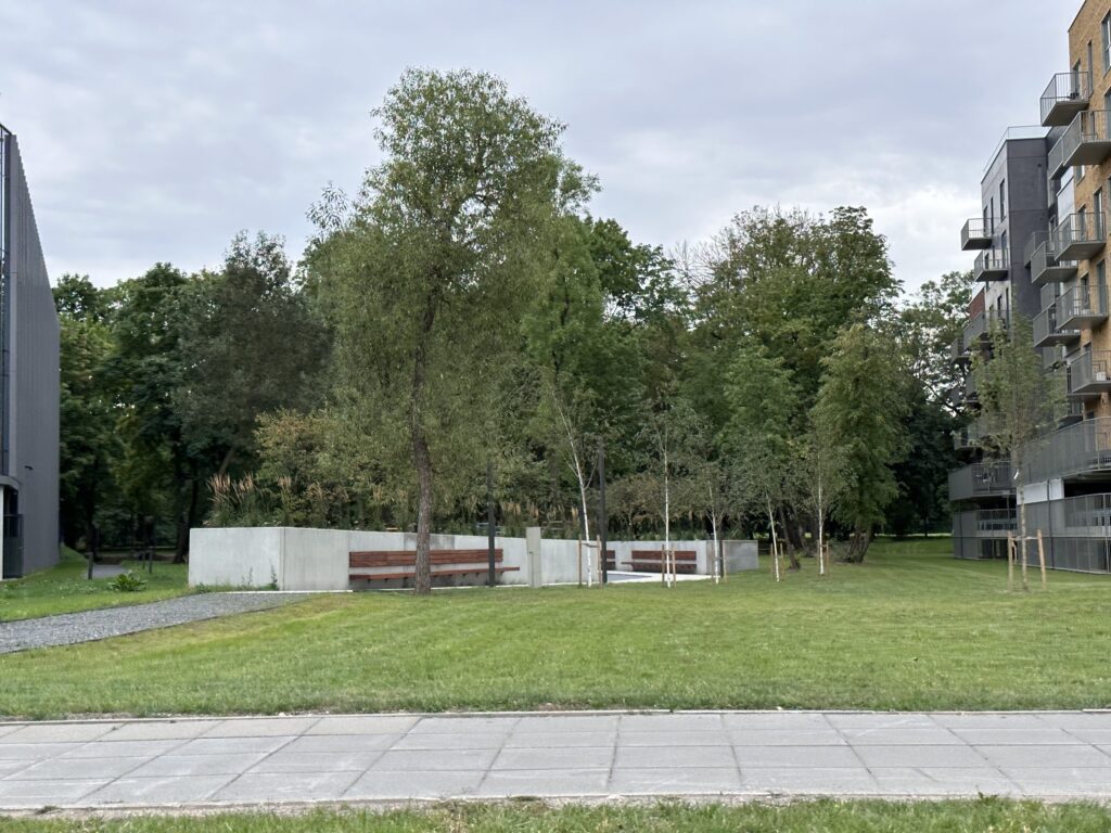 Miesto skveras (Europos pr.) - Square - construction photos