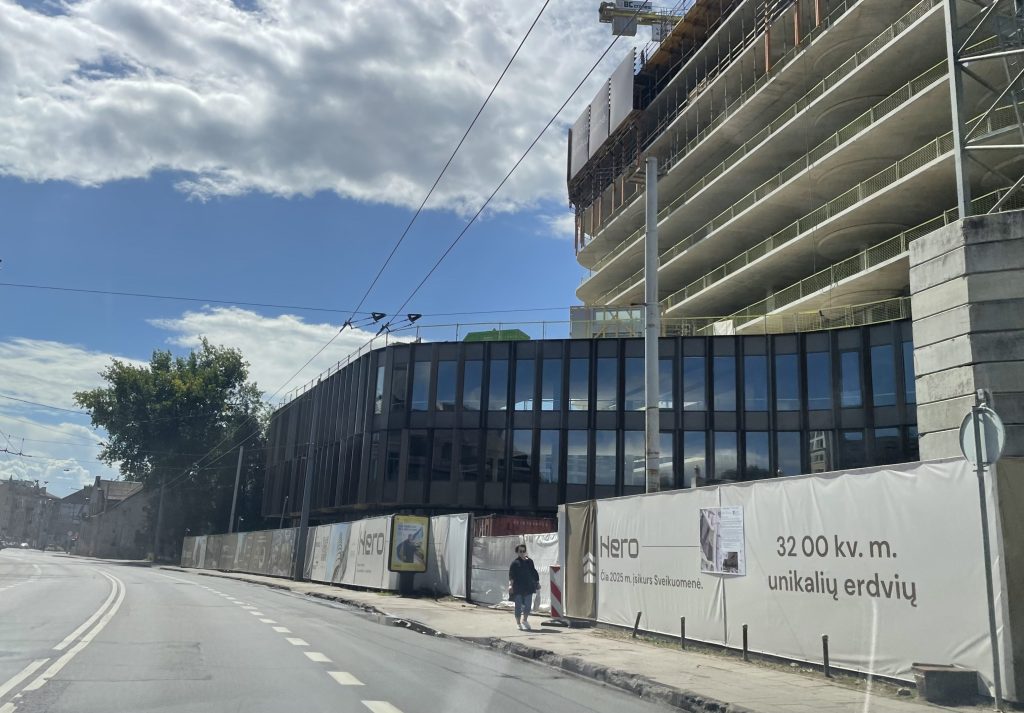 HERO (Lvivo g. 21) - Office center - construction photos