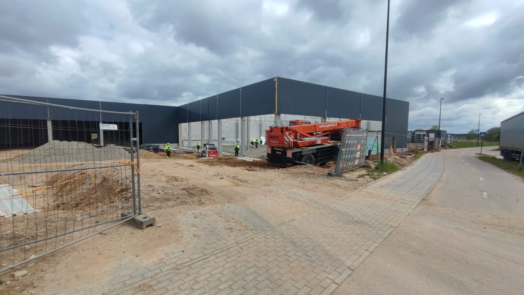 Dangeručio g. 2, 4 (Dangeručio g. 2, 4) - Shopping center - construction photos