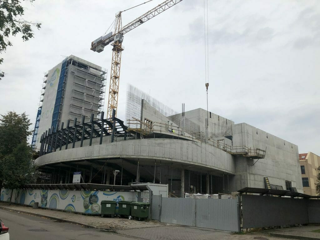 Klaipėdos muzikinis teatras (Danės g. 19) - Cultural center - construction photos