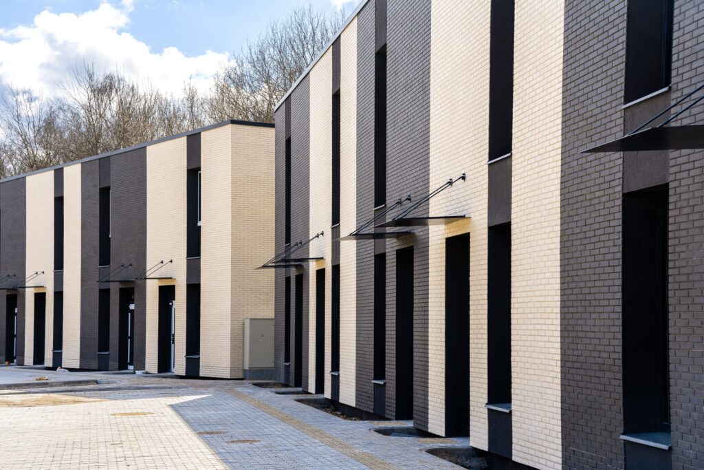 MO Garden 1 etapas (sublokuoti namai) (Mozūriškių g. 188, 200, 202, 204, 206, 208, 210, 212, 222, 224, 226, 228) - Row housing - construction photos