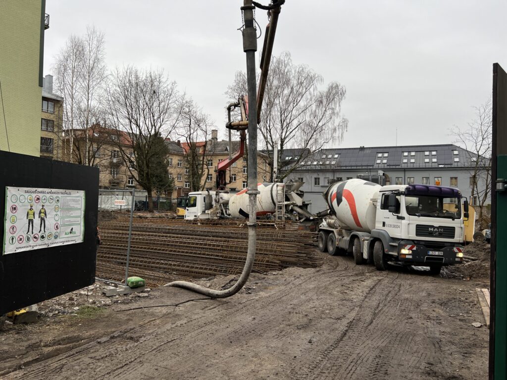 Kanso Sakalų 4 (Sakalų g. 4) - Multi apartment, Office center - construction photos