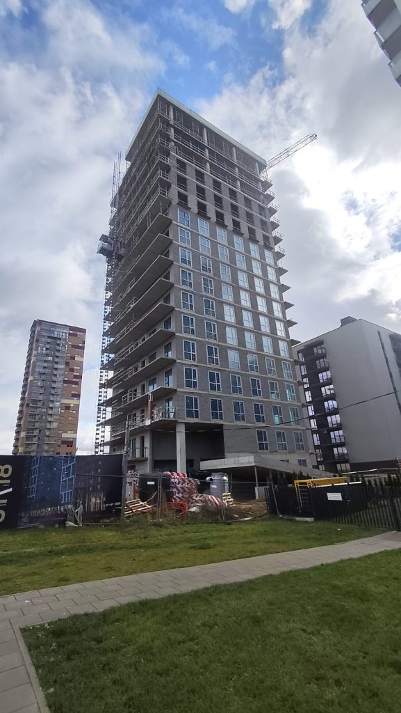 Newton 1 etapas (K1) (Viršuliškių skg. 8) - Multi apartment - construction photos