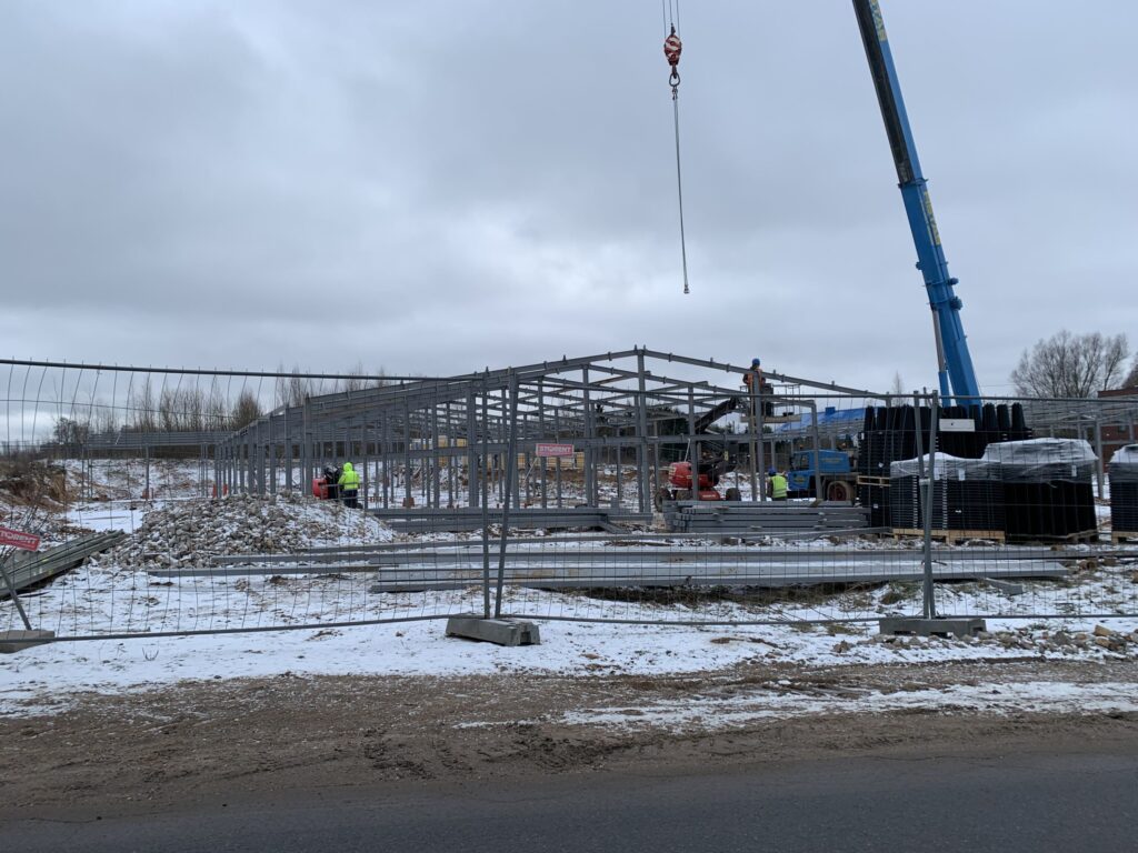 NordSpace Tarandės g. 2 (Tarandės g. 2) - Tirdzniecības centrs - būvdarbu attēli