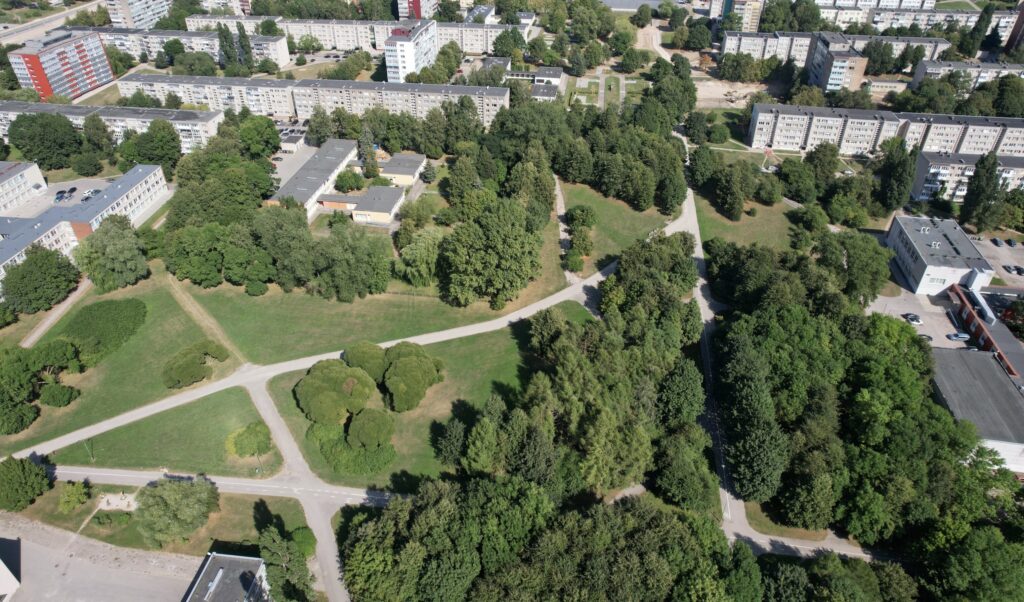 Neringos skveras (Šilutės pl.) - Square - construction photos