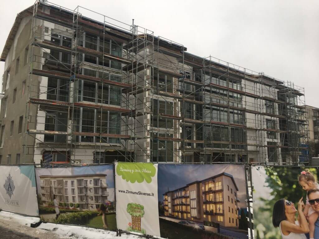 Žirmūnų skveras (Žirmūnų g. 34A) - Multi apartment - construction photos
