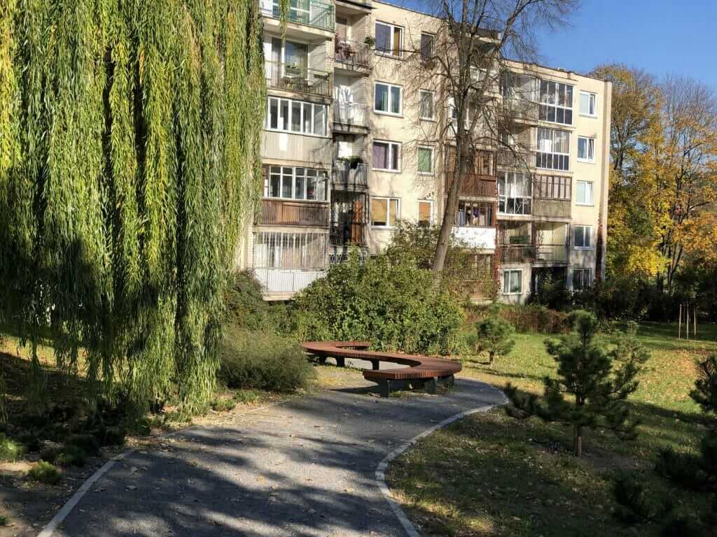 Žirmūnų trikampio modernizavimas (Tuskulėnų g.) - Bike path, Pedestrian path - construction photos