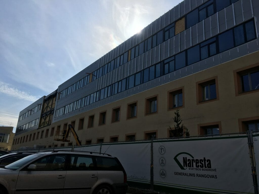 Antakalnio poliklinikos plėtra (Antakalnio g. 59) - Hospital - construction photos