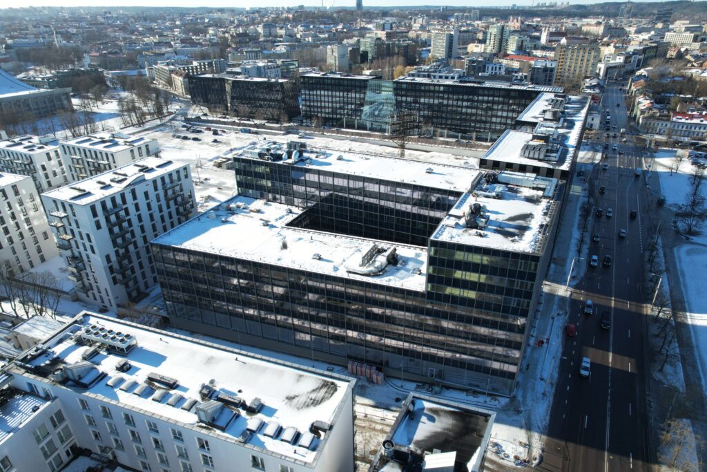 Business Stadium North East (Rinktinės g. 3) - Verslo centras - statybų nuotraukos