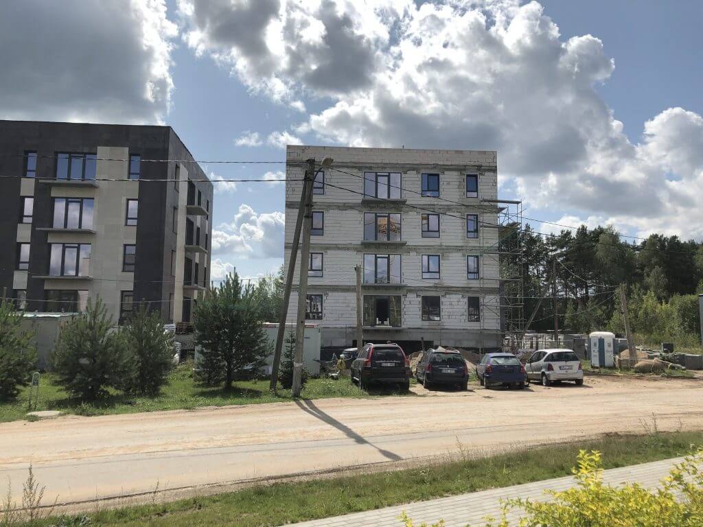 Lazdynėlių 30 (Lazdynėlių g. 30) - Daudzdzīvokļu nams - būvdarbu attēli