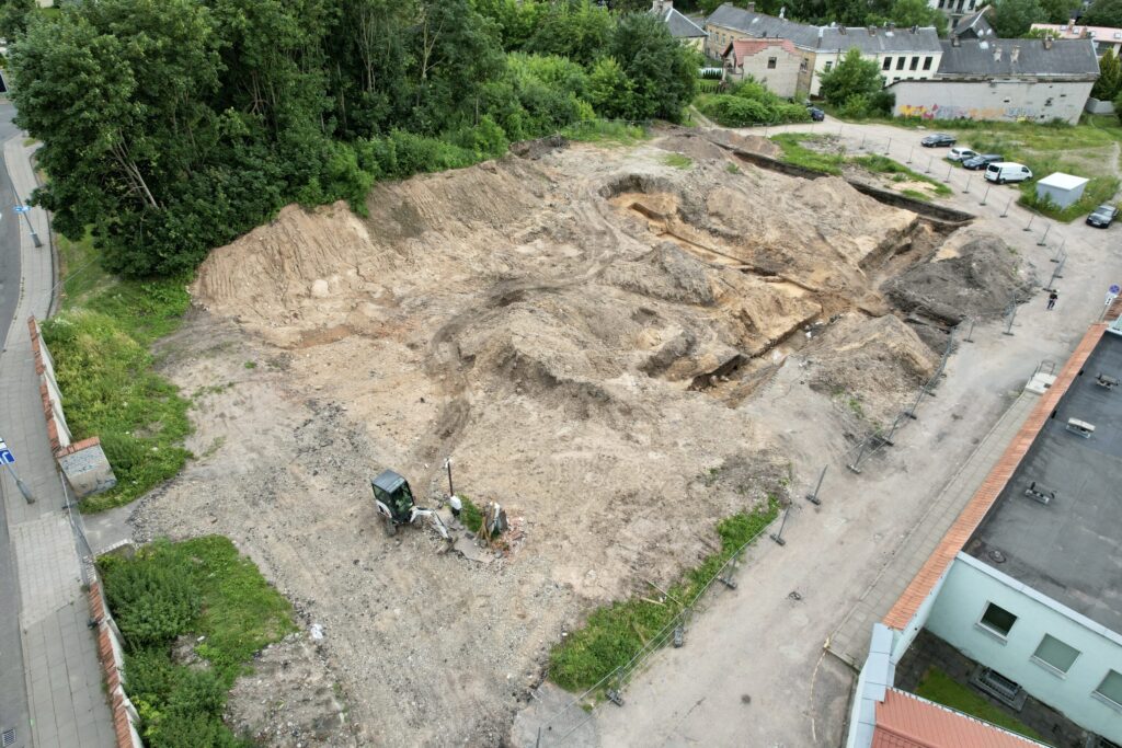 Sanguškų parkas (Žiupronių g. 7, 9) - Multi apartment - construction photos