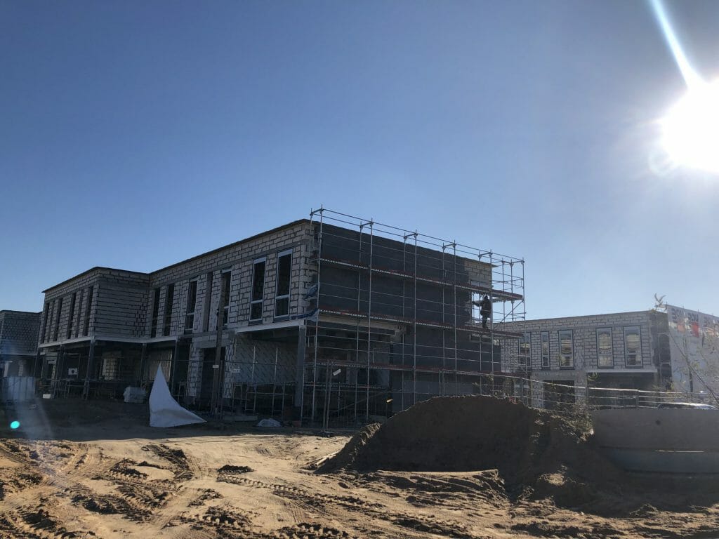 Bitėnų oazė 3 etapas (Bitėnų g. 3H) - Row housing - construction photos