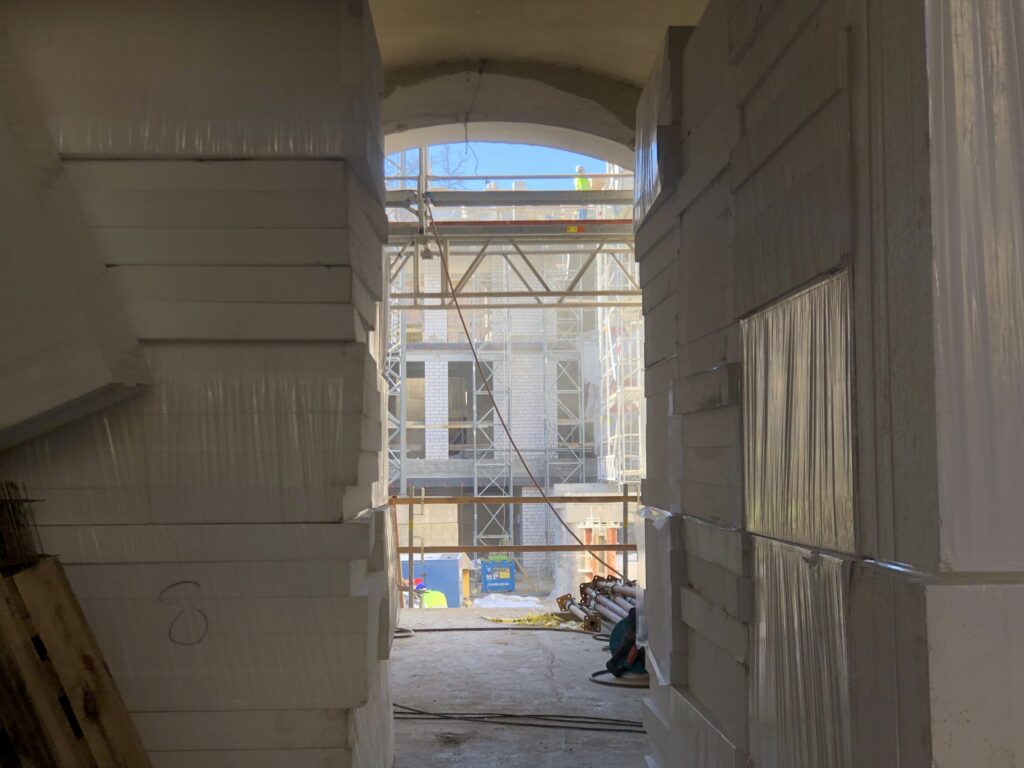 Totorių sodas (Totorių g. 13) - Multi apartment - construction photos