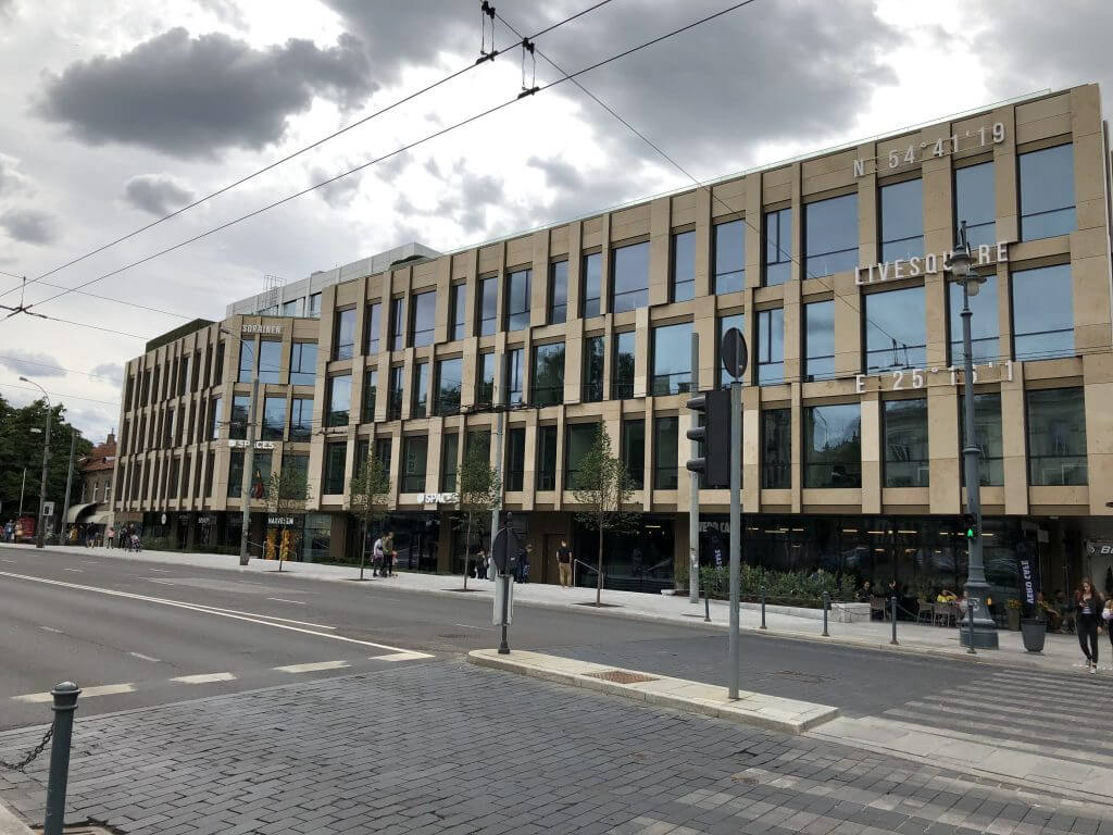 Live Square (Dainavos g. 3) - Biroju centrs - būvdarbu attēli