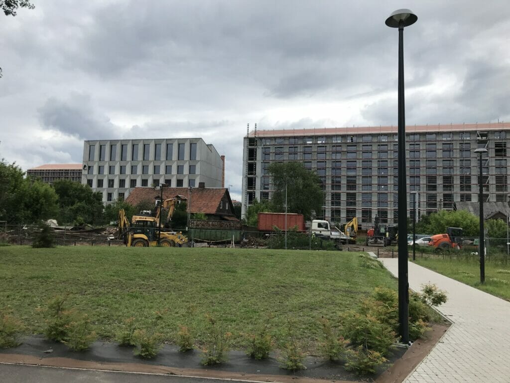 Cyber City 1 etapas (Švitrigailos g. 32) - Office center - construction photos