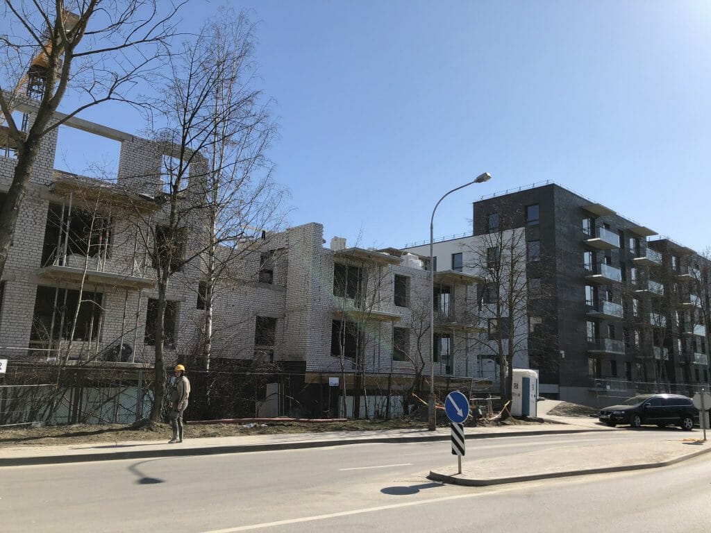 Paparčių namai 2 etapas (Utenos g. 41A) - Daugiabutis - statybų nuotraukos