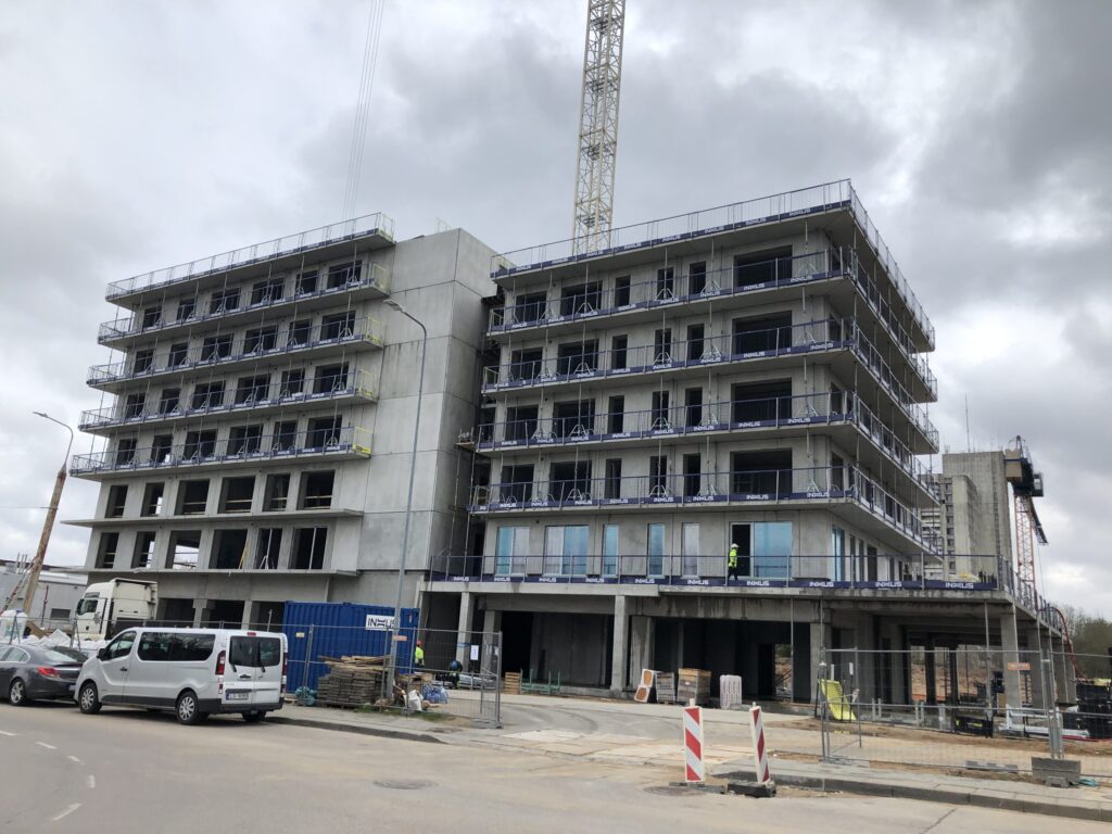 Skylum 1 etapas (Viršilų g. 6) - Daugiabutis - statybų nuotraukos