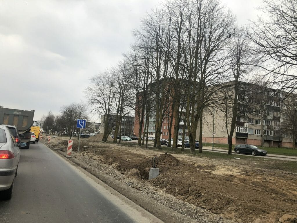 Baltijos pr. žiedinė sankryža (Baltijos pr., Šilutės pl.) - Road - construction photos