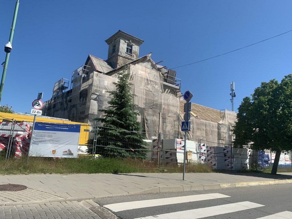Bendruomenės centras - biblioteka (Molo g. 60) (Molo g. 60) - Library - construction photos