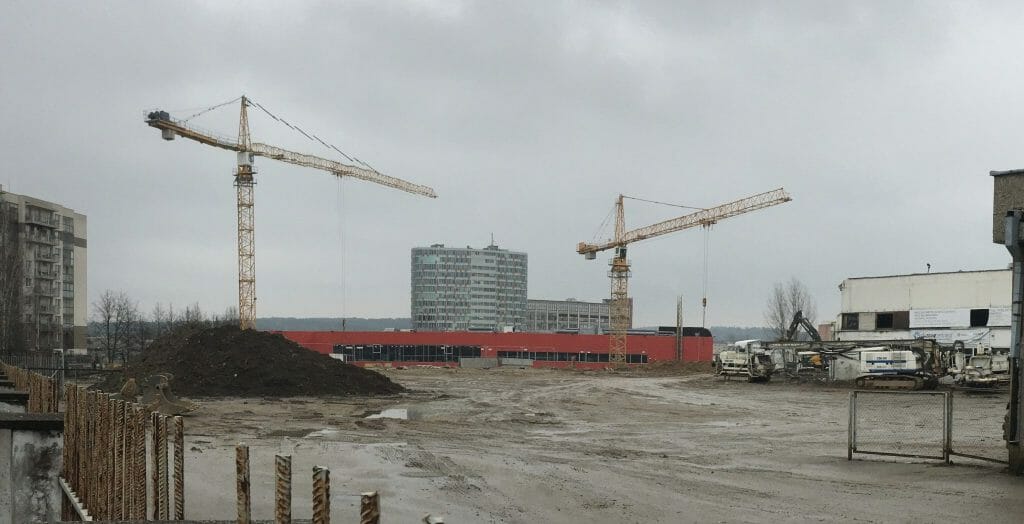 Verkių sodas 1 etapas (Verkių g. 39) - Multi apartment - construction photos