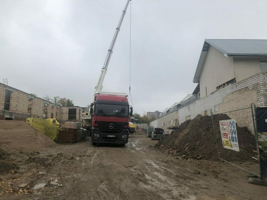 Gintaro apartamentai (V. Krėvės pr. 112A) - Multi apartment - construction photos