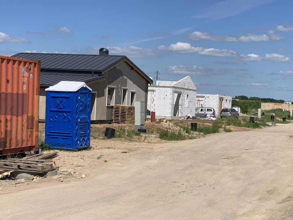 Giraitės terasos (Gervuogių g. 1, 2, 3, 5, 6, 7, 8, 9, 12 - 52 , Mėlynių g. 1, 1A, 2, 2A, 3, 3A, 4, 4A, 5, 5A - 26, 26A) - Private house community - construction photos