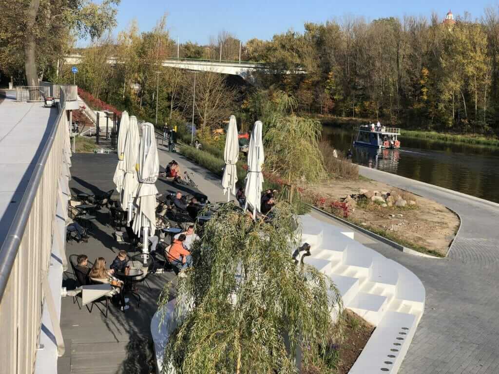 Neries dešiniosios krantinės (Upės g.) - Bike path, Sports field or court, Waterside - construction photos