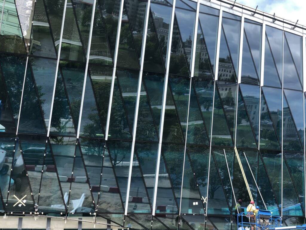 Green Hall 3 (Upės g. 9) - Office center - construction photos