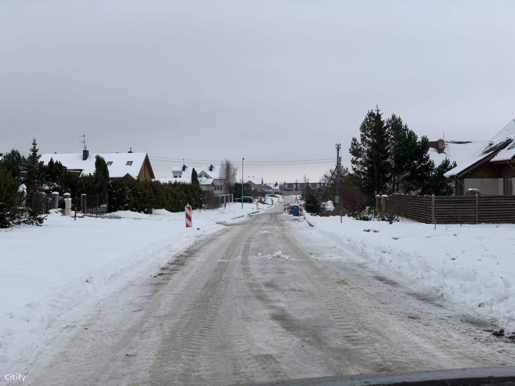 Tauralaukio gyvenvietės gatvės (Vėjo g., Virkučių g., Uosių g., Žvaigždžių g., Vaivorykštės g., Griaustinio g., Lietaus g., Slengių g., Arimų g., Akmenų g., Debesų g., Smėlio g.) - Street - construction photos