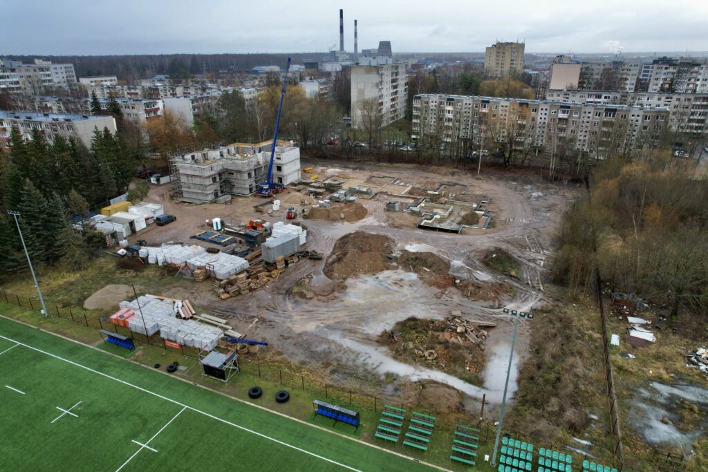 Paparčio žiedas 1 etapas (Partizanų g. 192B) - Daudzdzīvokļu nams - būvdarbu attēli