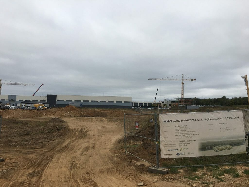 Alsakių g. 3 (Alsakių g. 3) - Warehouse / Distribution center - construction photos