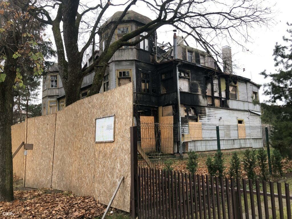 Panemunės vila (Gailutės g. 28) - Multi apartment - construction photos