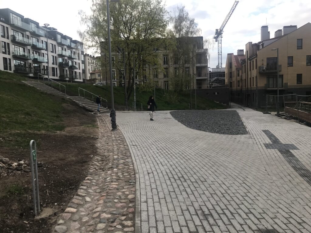 Vingrių šaltinių skveras (Vingrių g.) - Square - construction photos