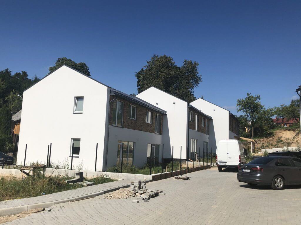 Ievų namai (Ievų g. 3) - Row housing - construction photos