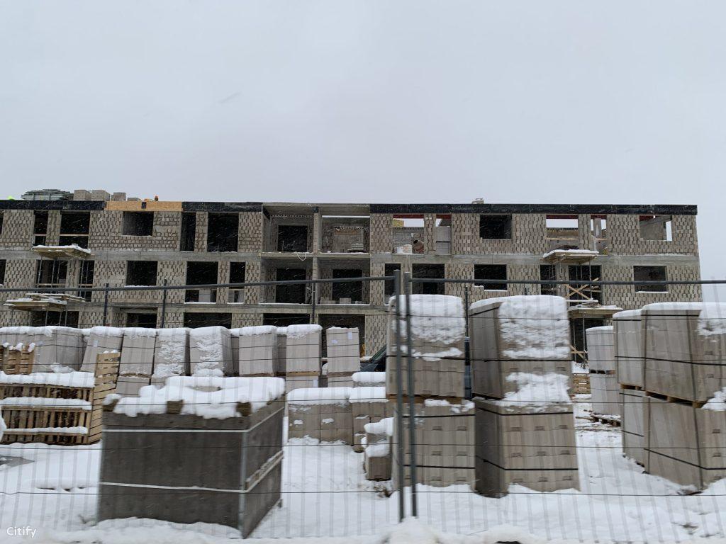 Liepų terasos | 1 etapas (A, B namai) (Arimų g. 64) - Multi apartment - construction photos